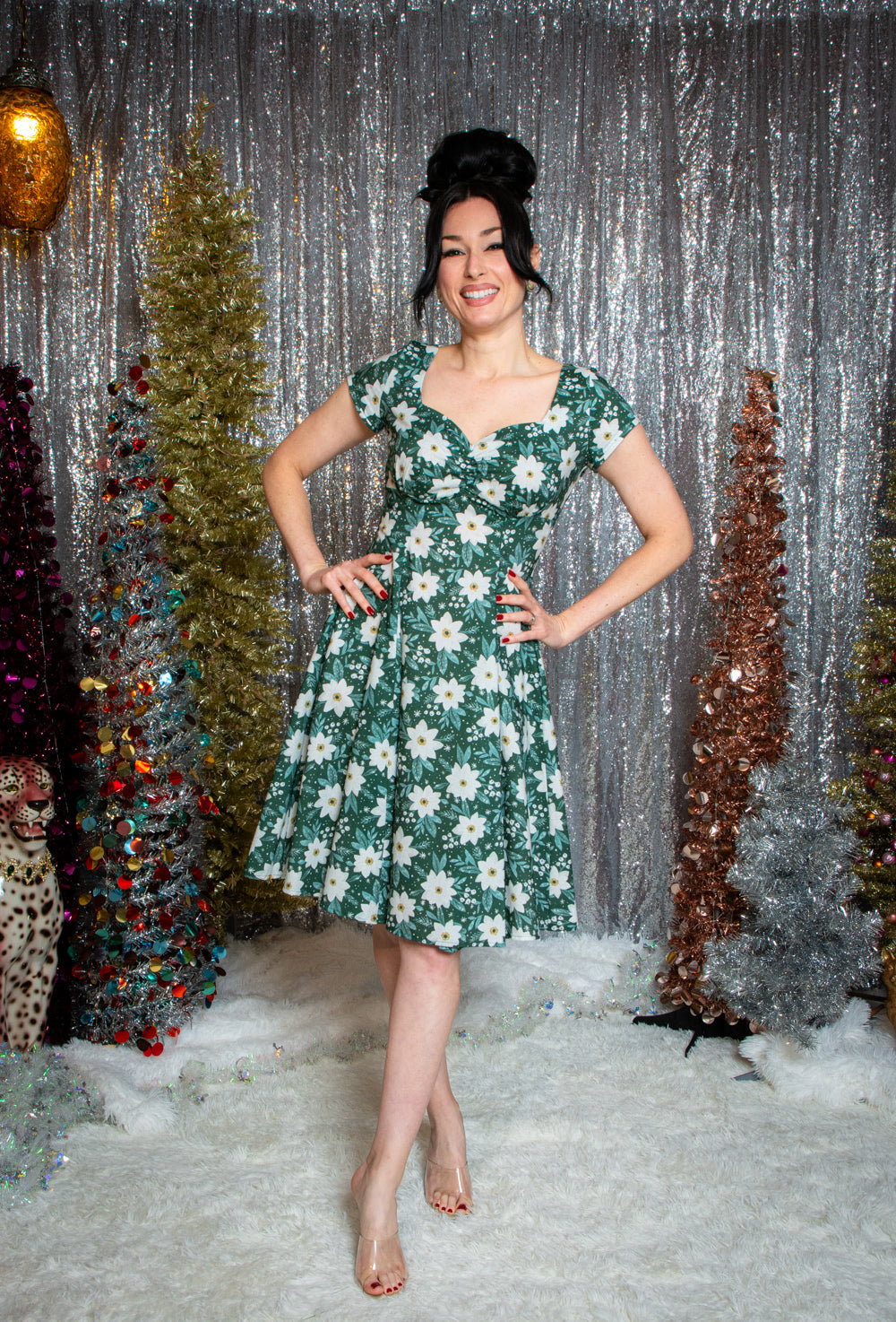 Bianca Dress - Wintergreen