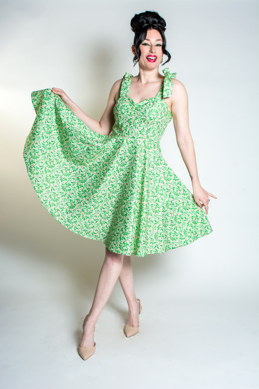 Sarah Swing Dress - Tiny Tulips