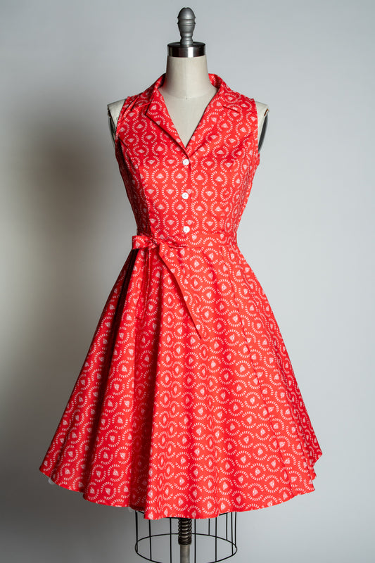 Staci Dress- Laurel & Bees, Cherry Red