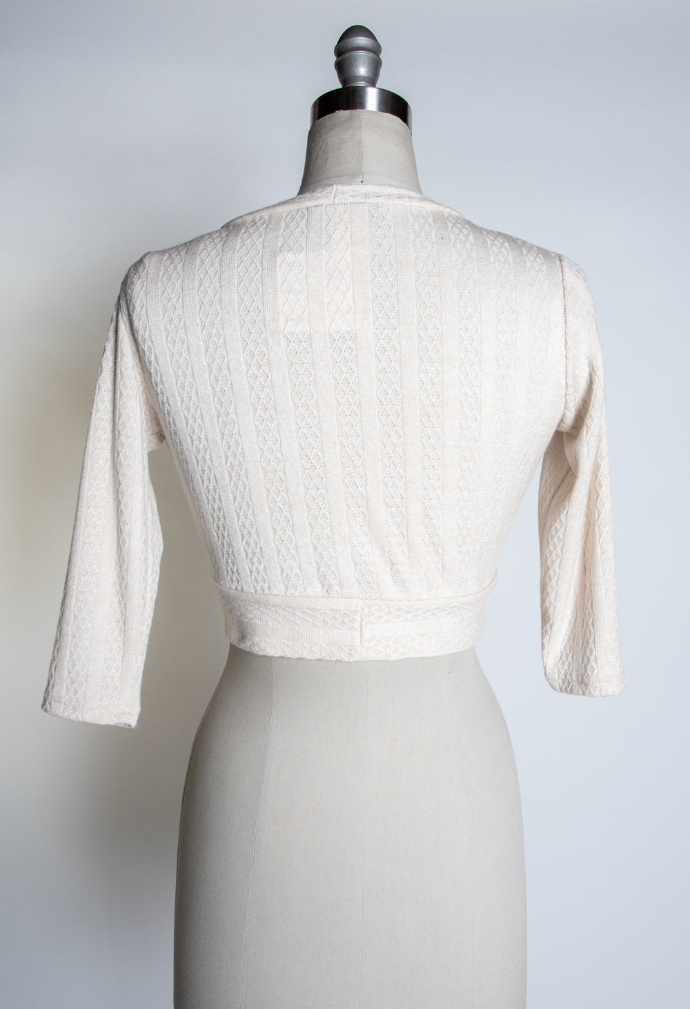 Sweet Sweater - Pointelle Sweater, Ivory