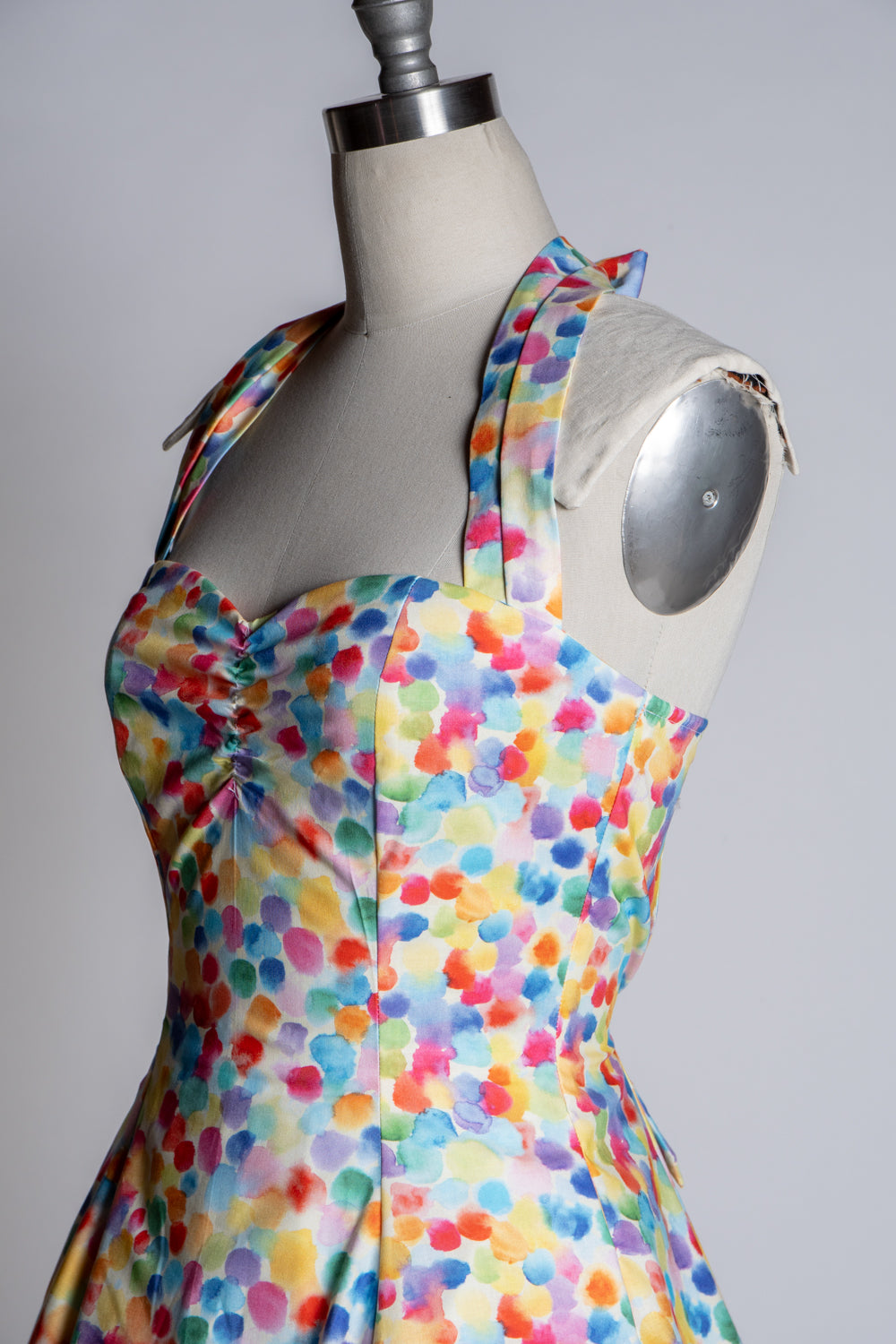 Sweetie Dress- Rainbow Paint Drops