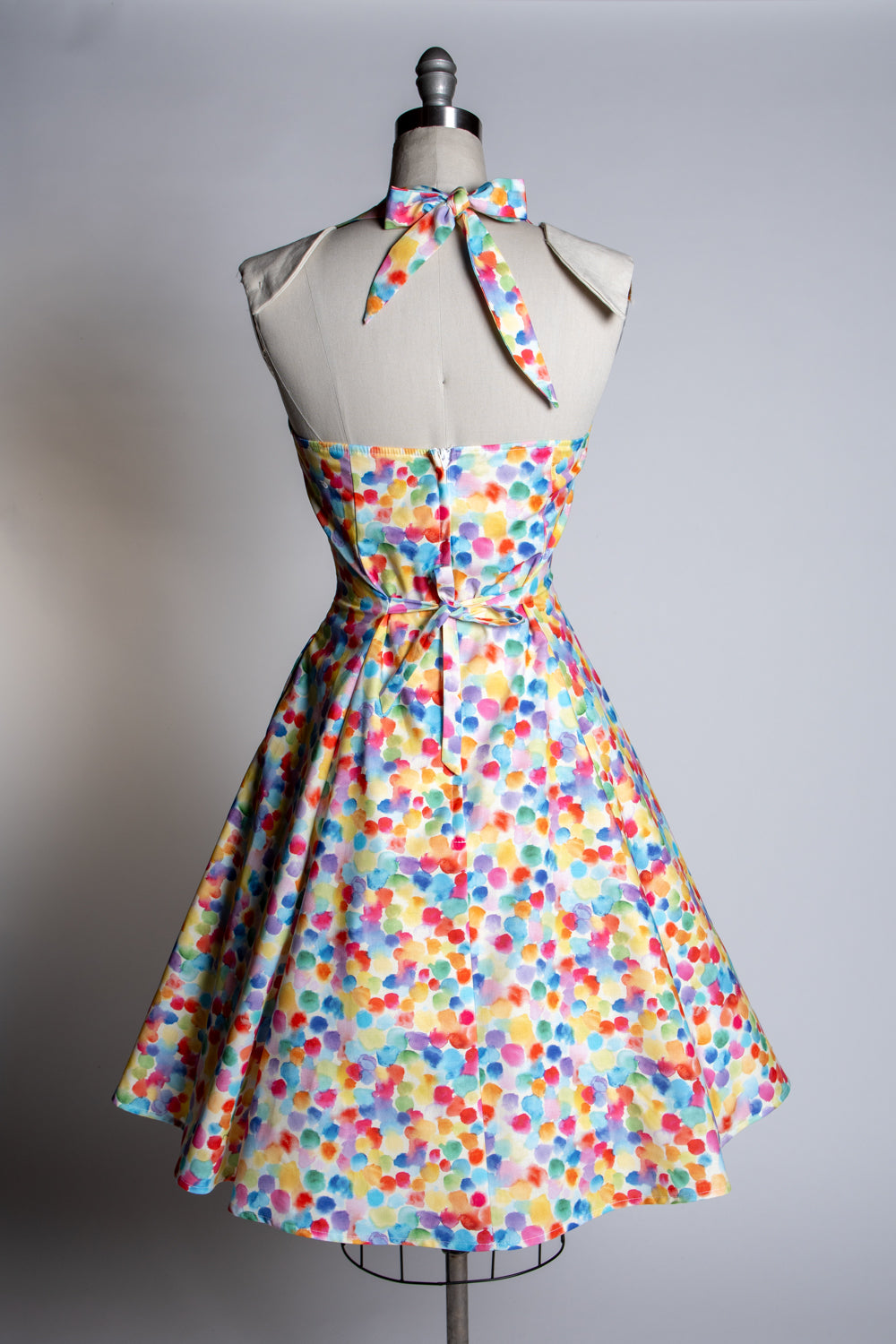 Sweetie Dress- Rainbow Paint Drops