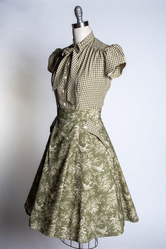 Twirl Skirt - Toile Songbird