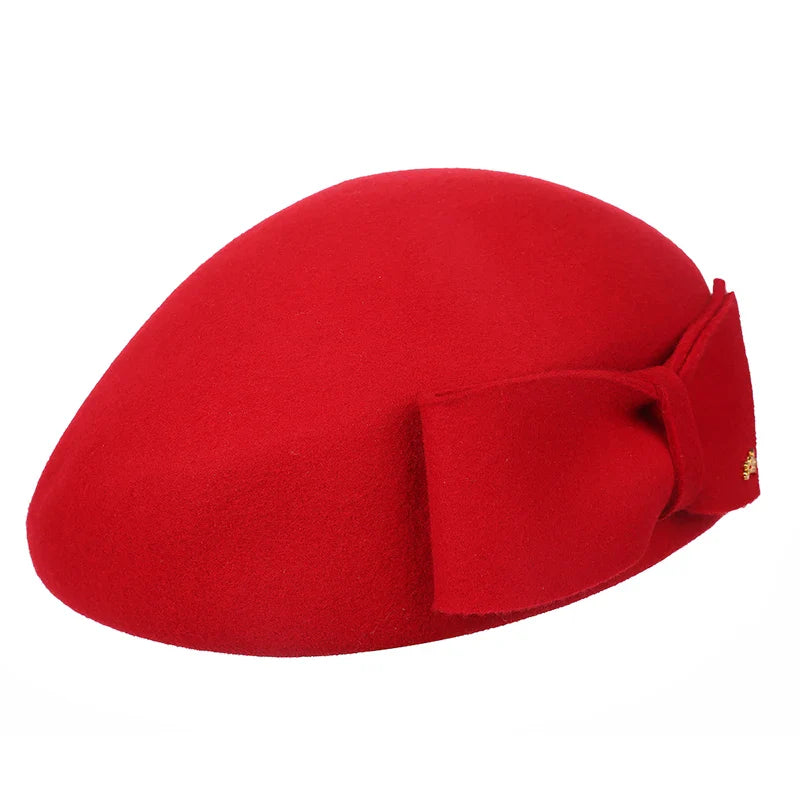 The Head-Turner Structured Bow Beret (4 Colors)