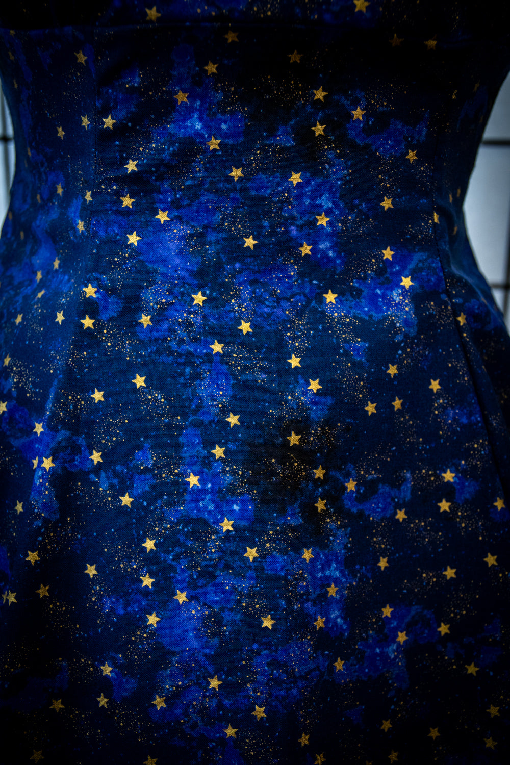 Hilda Dress - Gold Stars