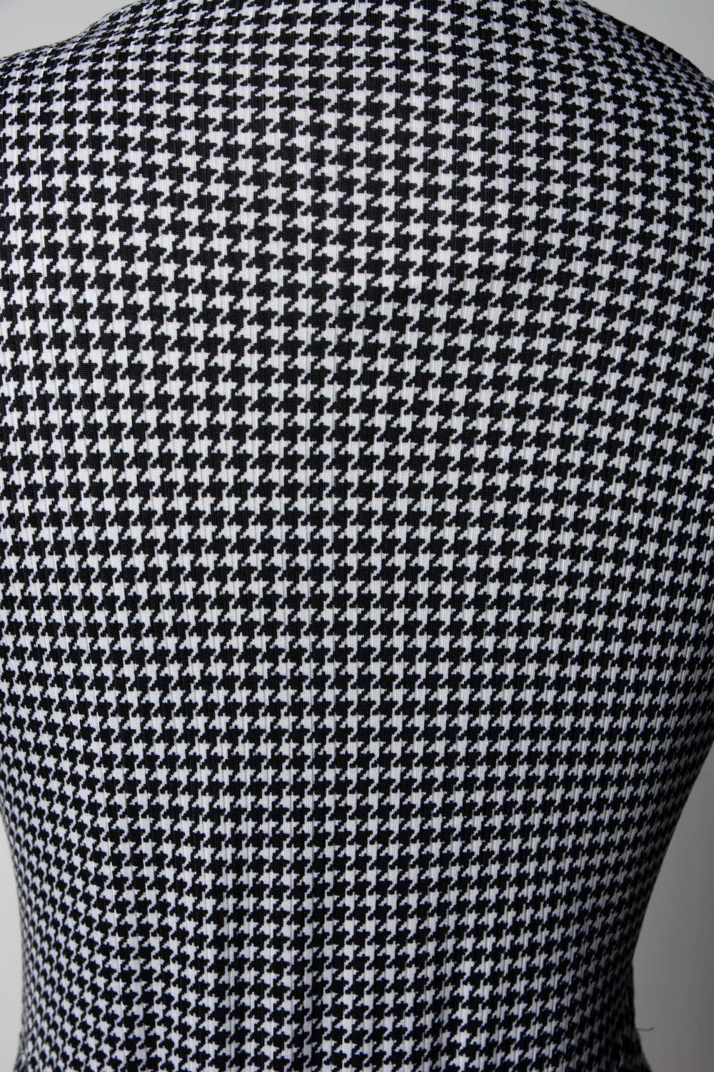 Joanie Knit Dress 3/4 Sleeve - Mini Houndstooth