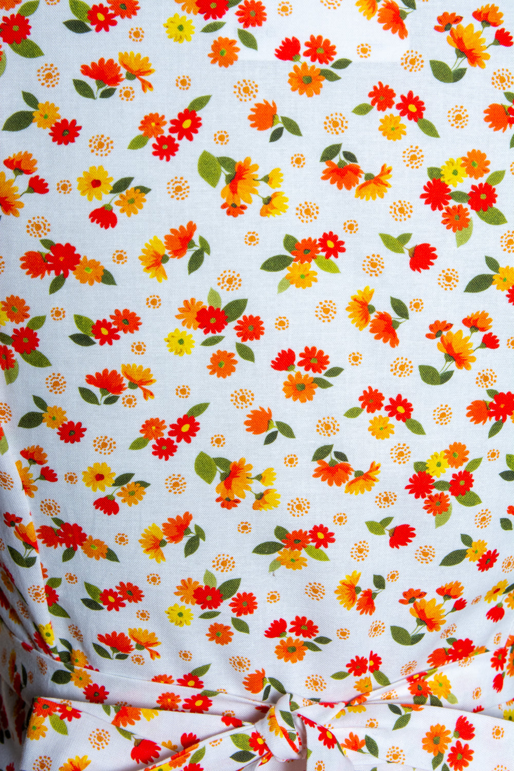 Hilda Dress - Little Orange Flowers *sale