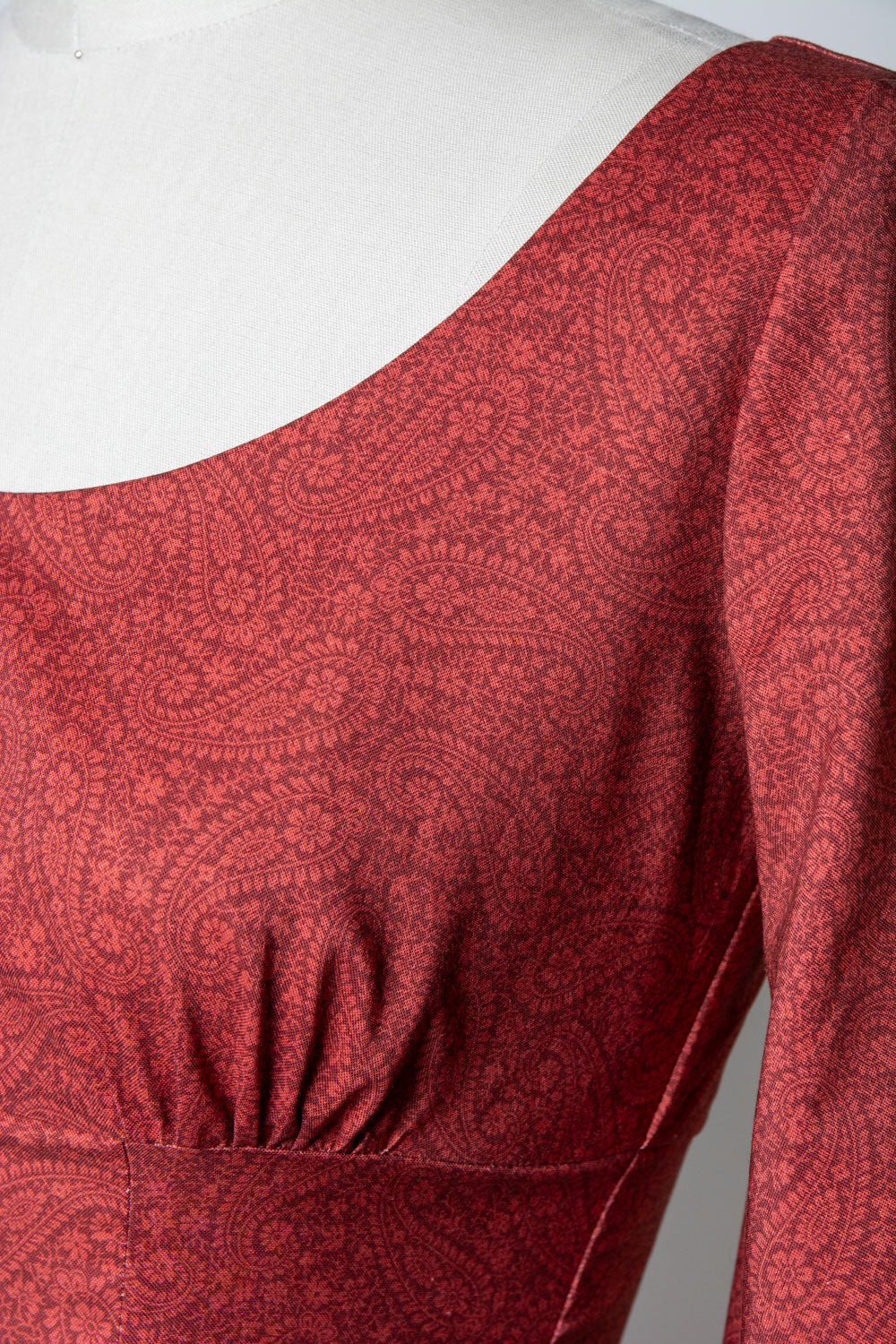 Jenni Dress- Tonal Paisley, Paprika *sale