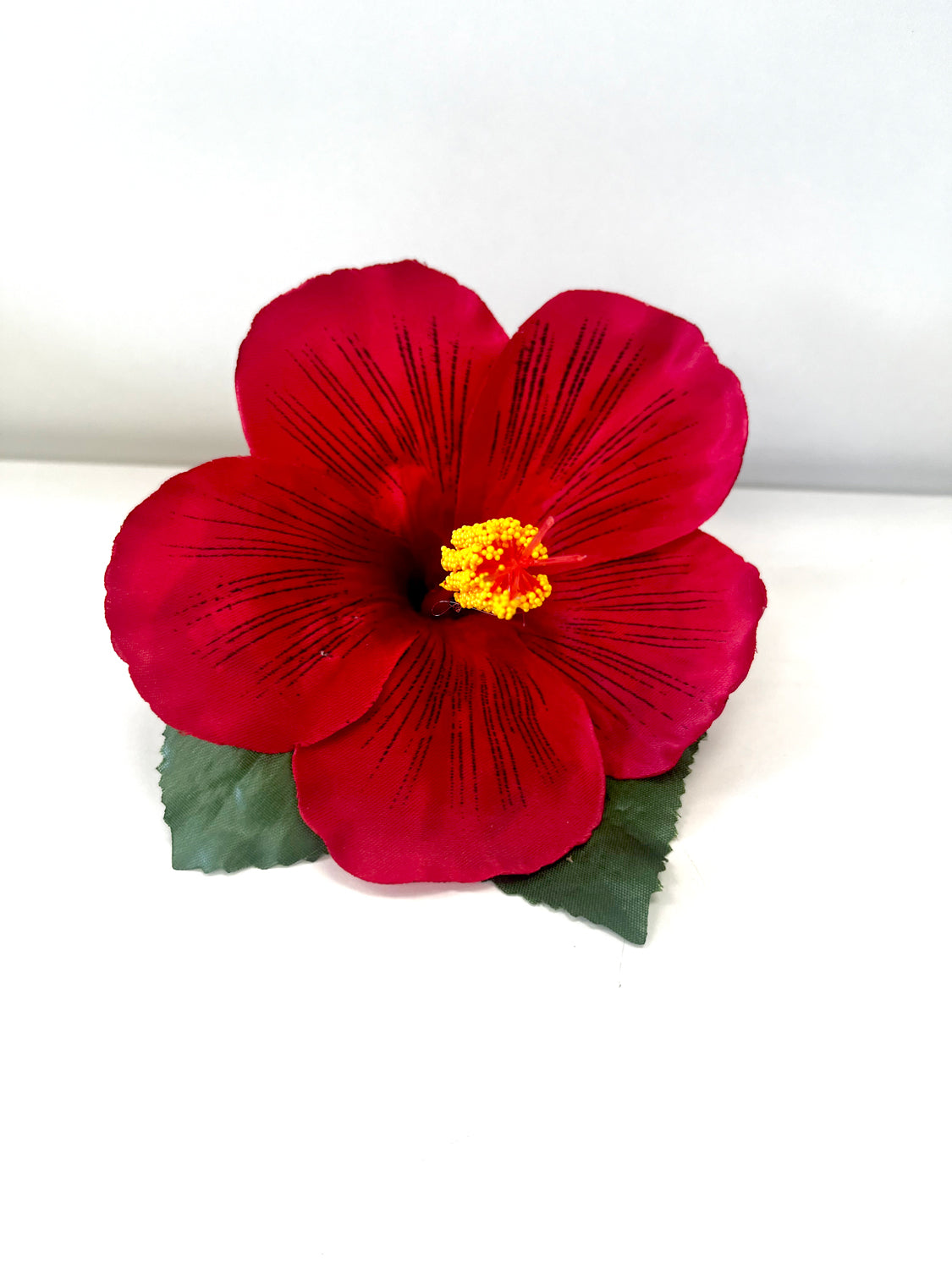 Red Hibiscus Hair Flower by NicCoCo Creations