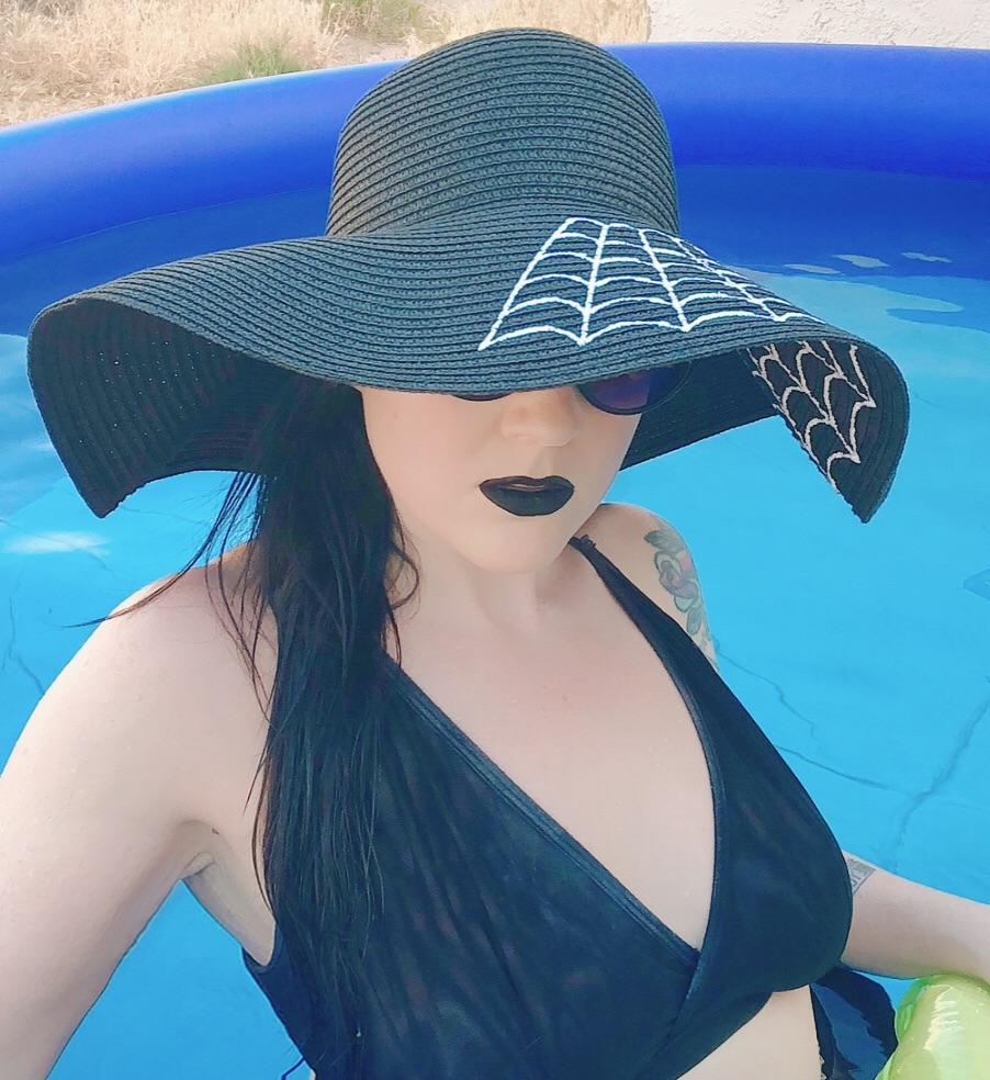 Floppy Sun Hat - XL Brim - Widow's Web