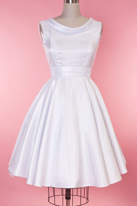 Weddings - Suzette Dress - Shantung White - Heart of Haute