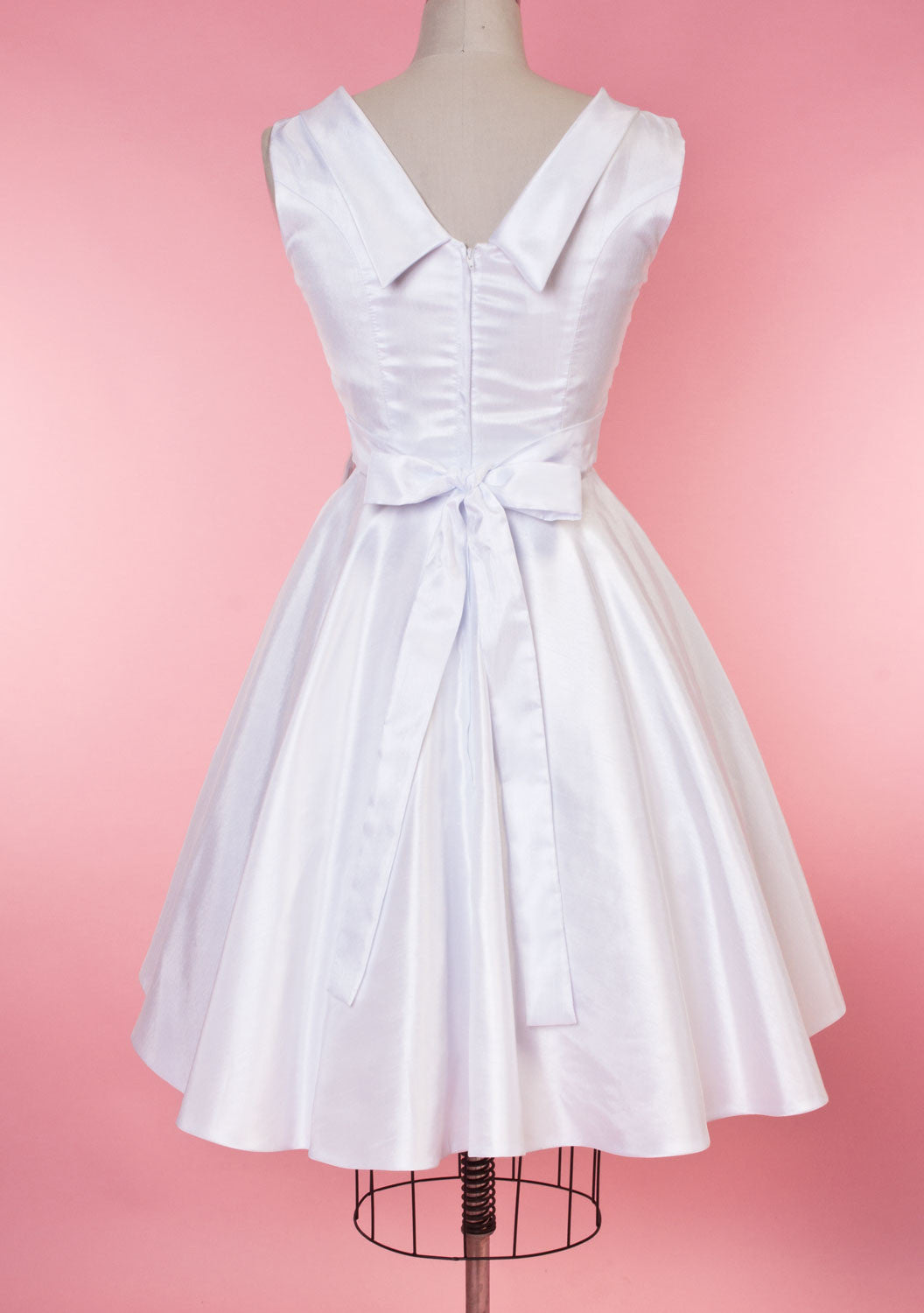 Weddings - Suzette Dress - Shantung White - Heart of Haute