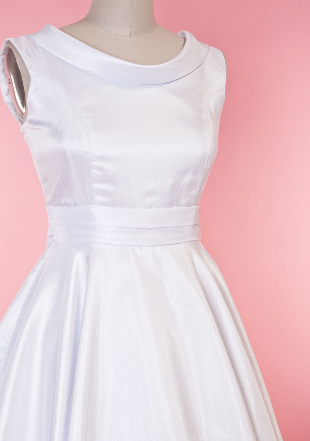 Weddings - Suzette Dress - Shantung White - Heart of Haute