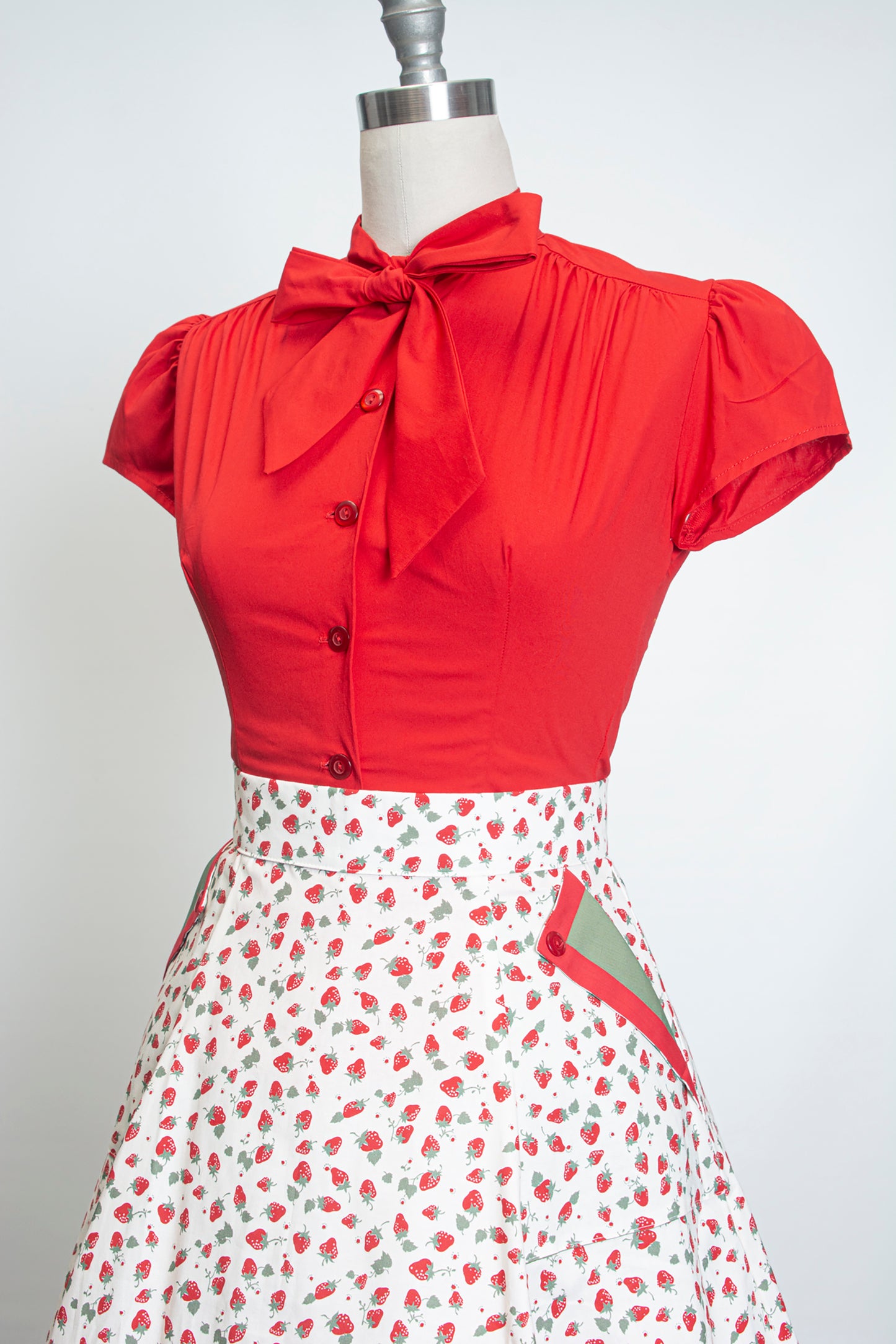 Estelle Blouse - Red