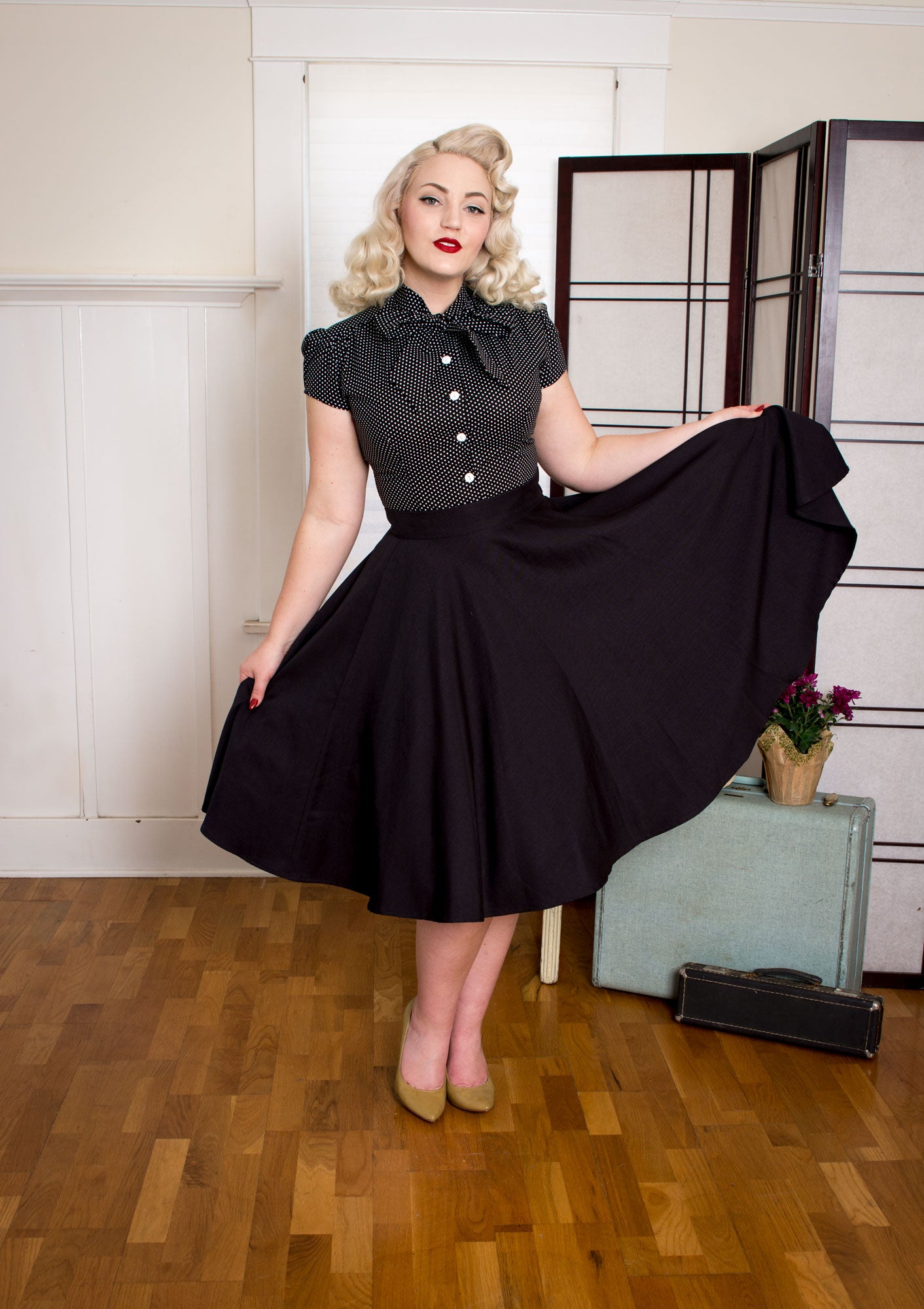 Haute Circle Skirt - Go Getter Black - Heart of Haute