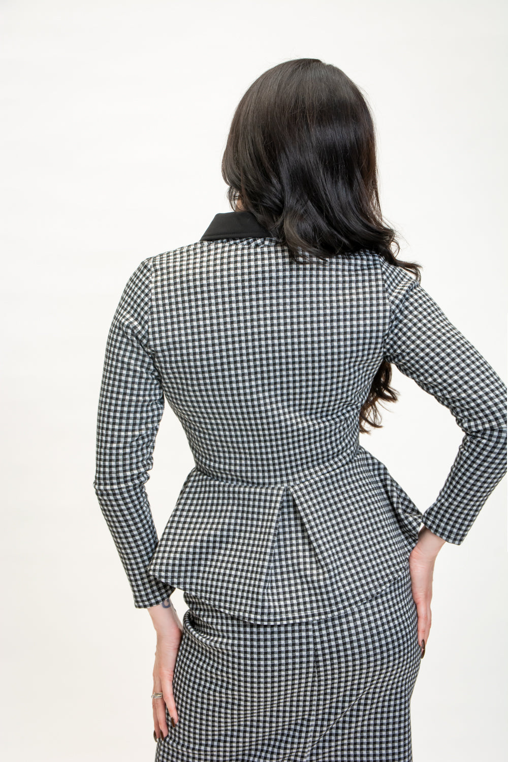 Diva Jacket - Black Gingham